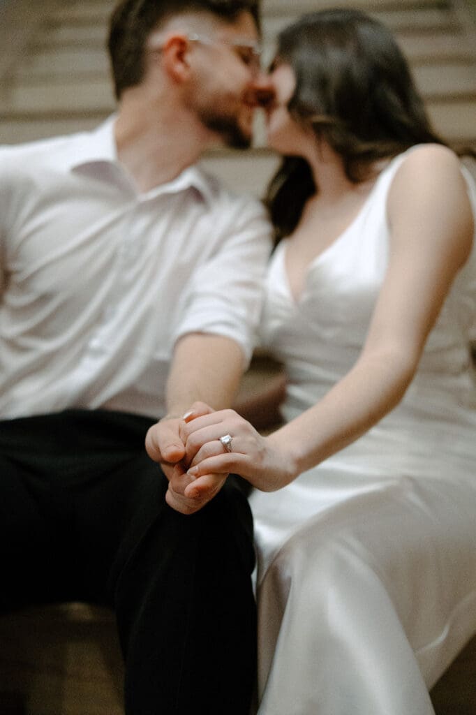 The kirby dallas engagement photos ring shot
