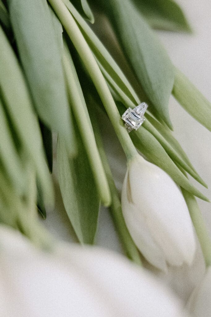 The kirby dallas engagement photos ring tulips