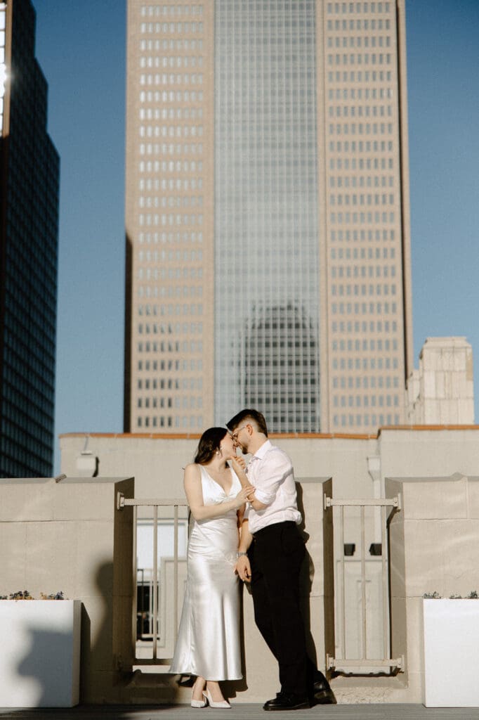 The kirby dallas engagement photos skyline
